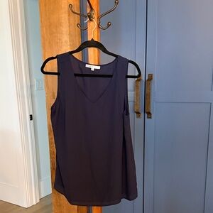 cleo Navy V-Neck Sleeveless Camisole